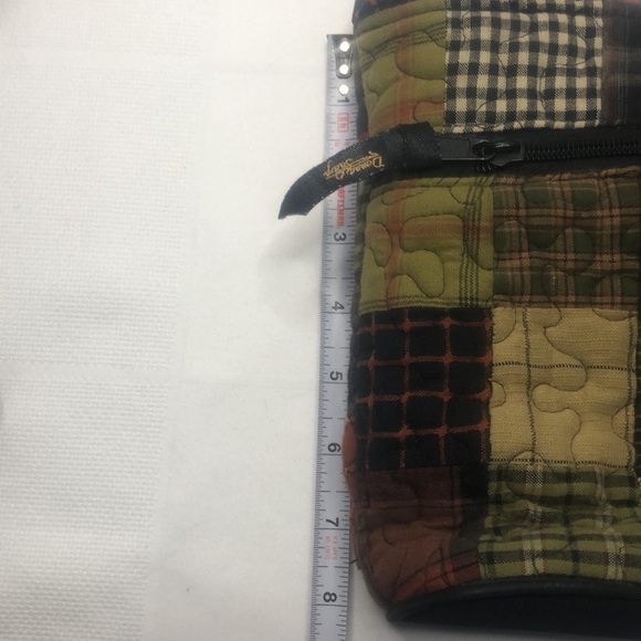 Donna Sharp Quilted Patchwork Handbag Purse Multicolor Shoulderbag 8”x10” EUC - Picture 12 of 15